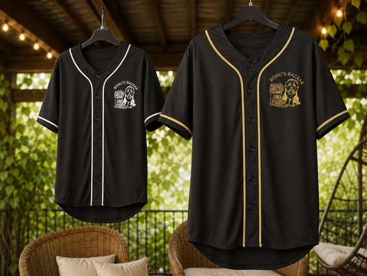 Boru’s Bazaar Black & Gold Jersey – PREORDER