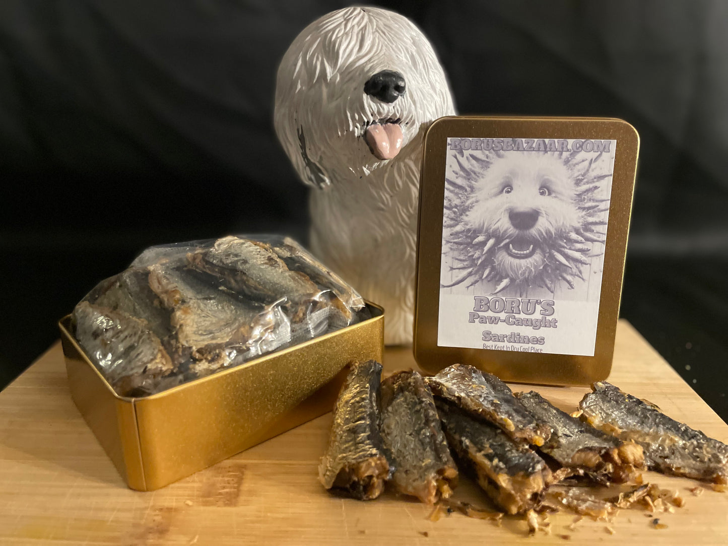 Boru’s Paw-Caught Sardines (Full Sardines w/ tin)