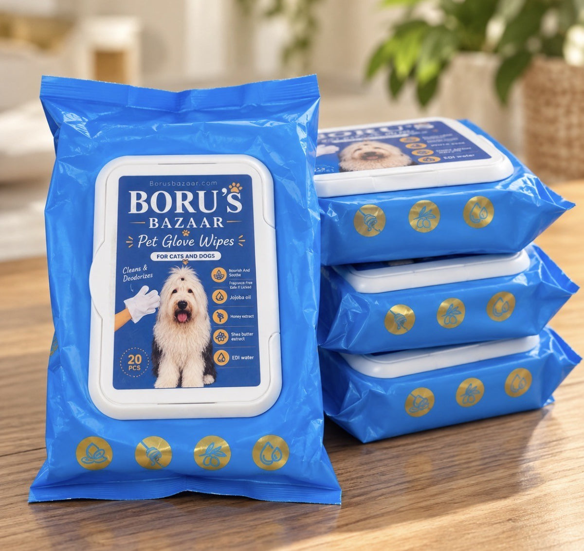 Boru's Bazaar Glove Wipes