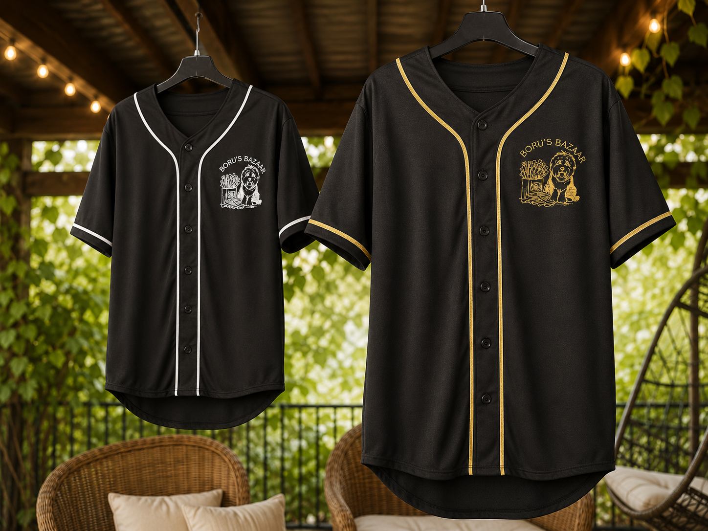 Boru’s Bazaar Black & Gold Jersey – PREORDER