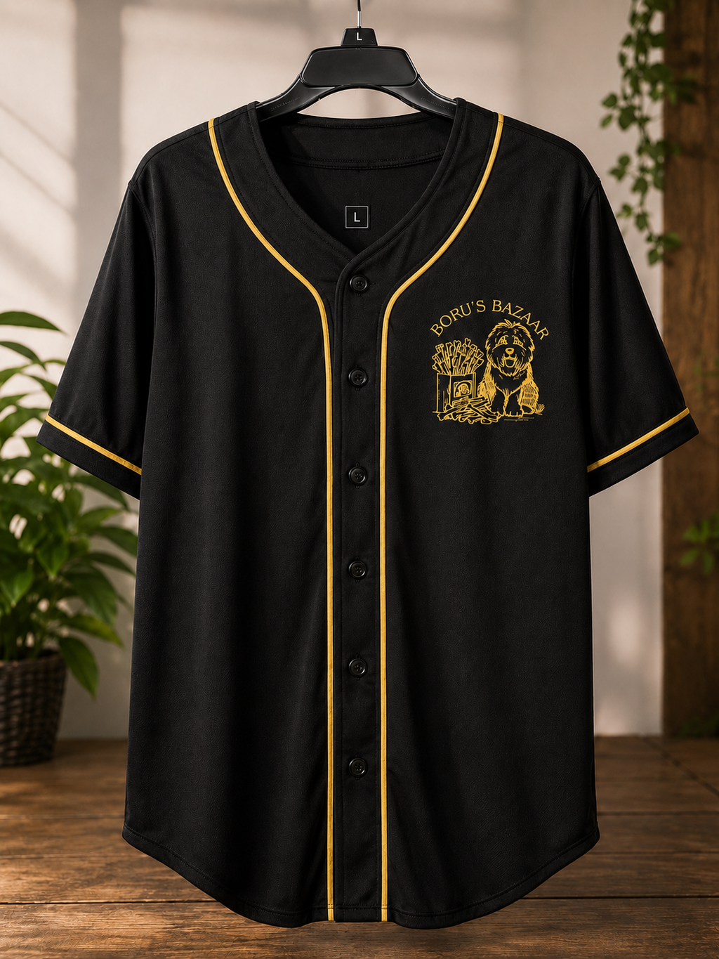 Boru’s Bazaar Black & Gold Jersey – PREORDER