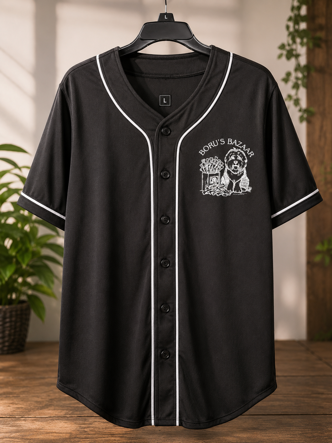 Boru’s Bazaar Black & White Jersey – PREORDER