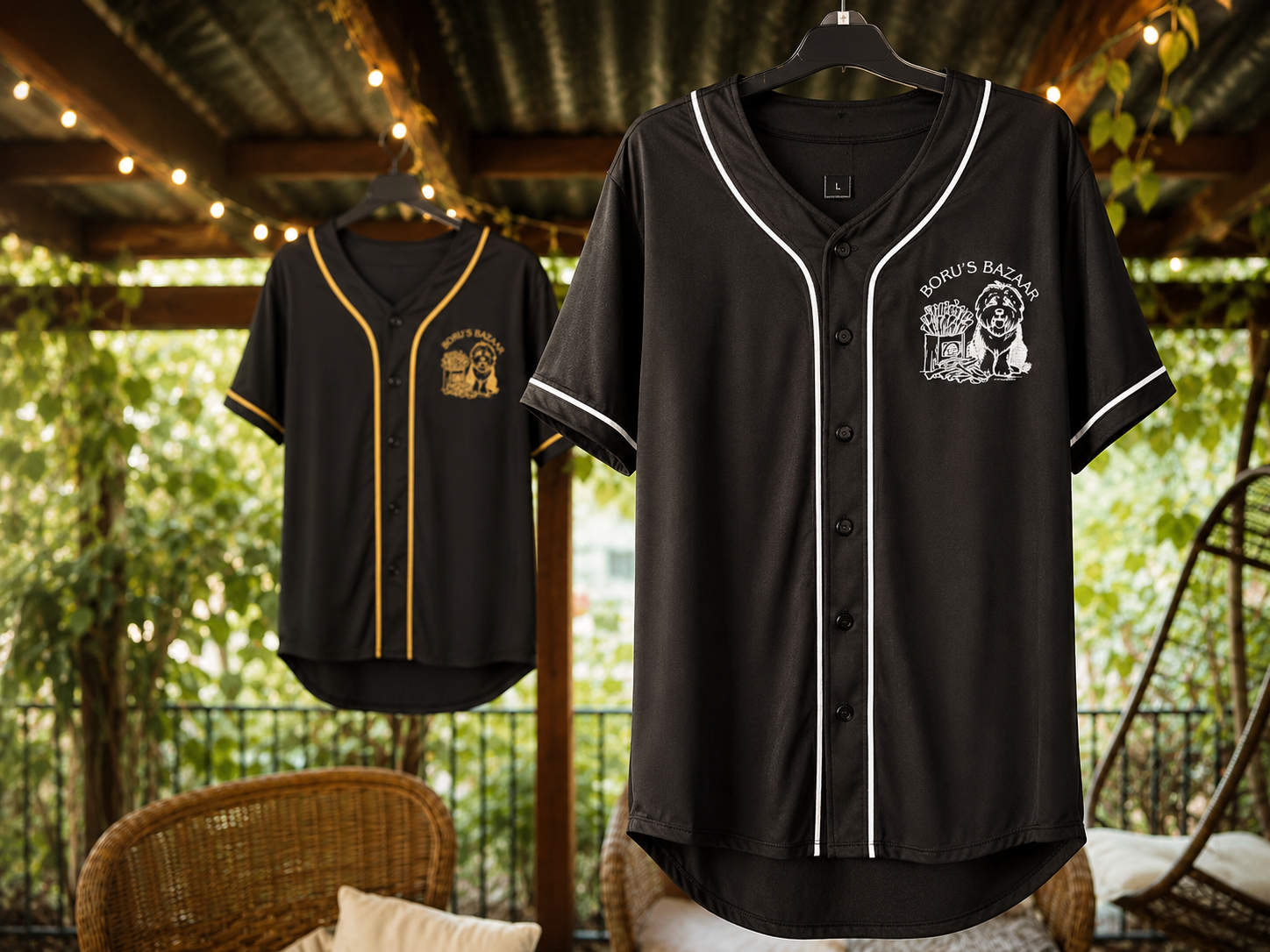 Boru’s Bazaar Black & White Jersey – PREORDER