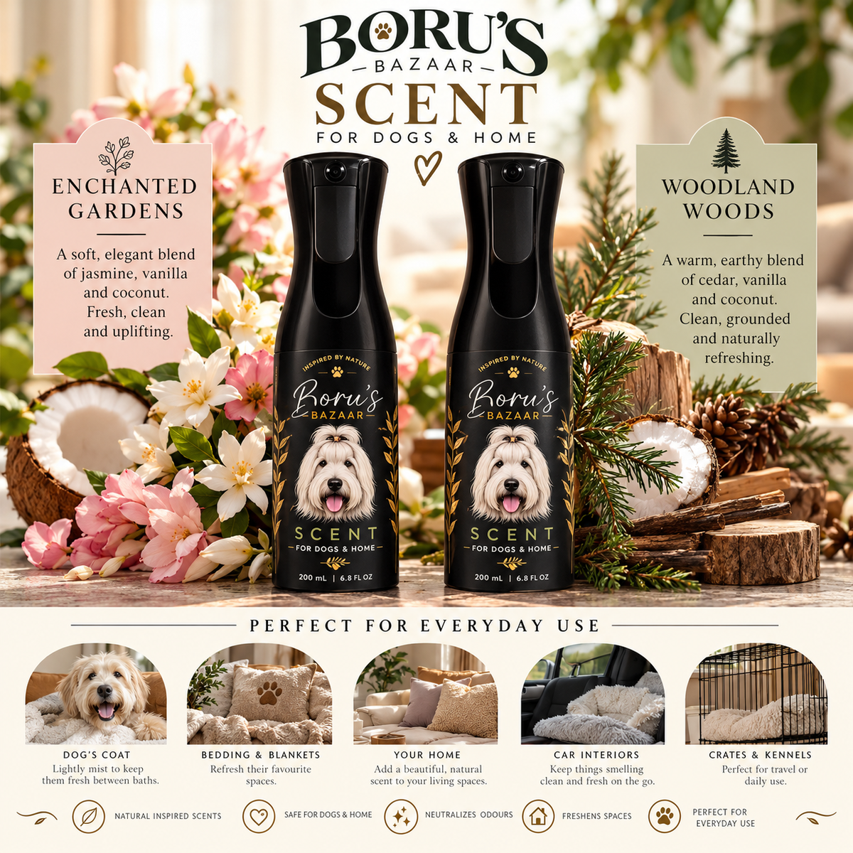Boru’s Bazaar home and dog scent